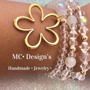 Flower Bracelet Trio 🌸